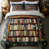 Set di Biancheria da Letto Trapuntata 3 Pezzi Biblioteca di Loft