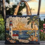 Bagliore del Faro Borsa Tote Trapuntata