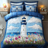 Set di Biancheria da Letto Trapuntata 3 Pezzi Scintilla del Faro