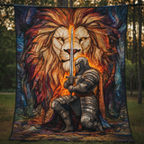 Cavaliere Leone Coperta Trapuntata