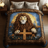 Set di Biancheria da Letto Trapuntata 3 Pezzi Leone della Gloria