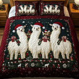 Set di Biancheria da Letto Trapuntata 3 Pezzi Paese delle Meraviglie di Llama