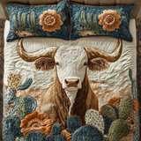 Set di Biancheria da Letto Trapuntata 3 Pezzi Longhorn Solitario