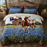 Set di Biancheria da Letto Trapuntata 3 Pezzi Sogni del Longhorn