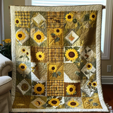 Adorabili Girasoli Coperta Trapuntata