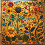 Adorabili Girasoli Coperta Trapuntata