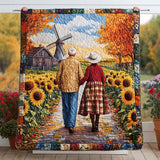 Amore in Autunno Coperta Trapuntata