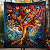 Amore a Colori Pieni Coperta Trapuntata