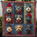 Compagno Scottie Fedele Coperta Trapuntata