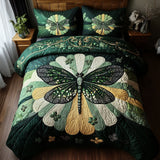 Set di Biancheria da Letto Trapuntata 3 Pezzi Libellula Fortunata