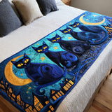 Sguardo Lunare Runner da Letto Trapuntato