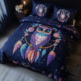 Set di Biancheria da Letto Trapuntata 3 Pezzi Saggezza Lunare