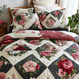 Set di Biancheria da Letto Trapuntata 3 Pezzi Lussureggiante Layers
