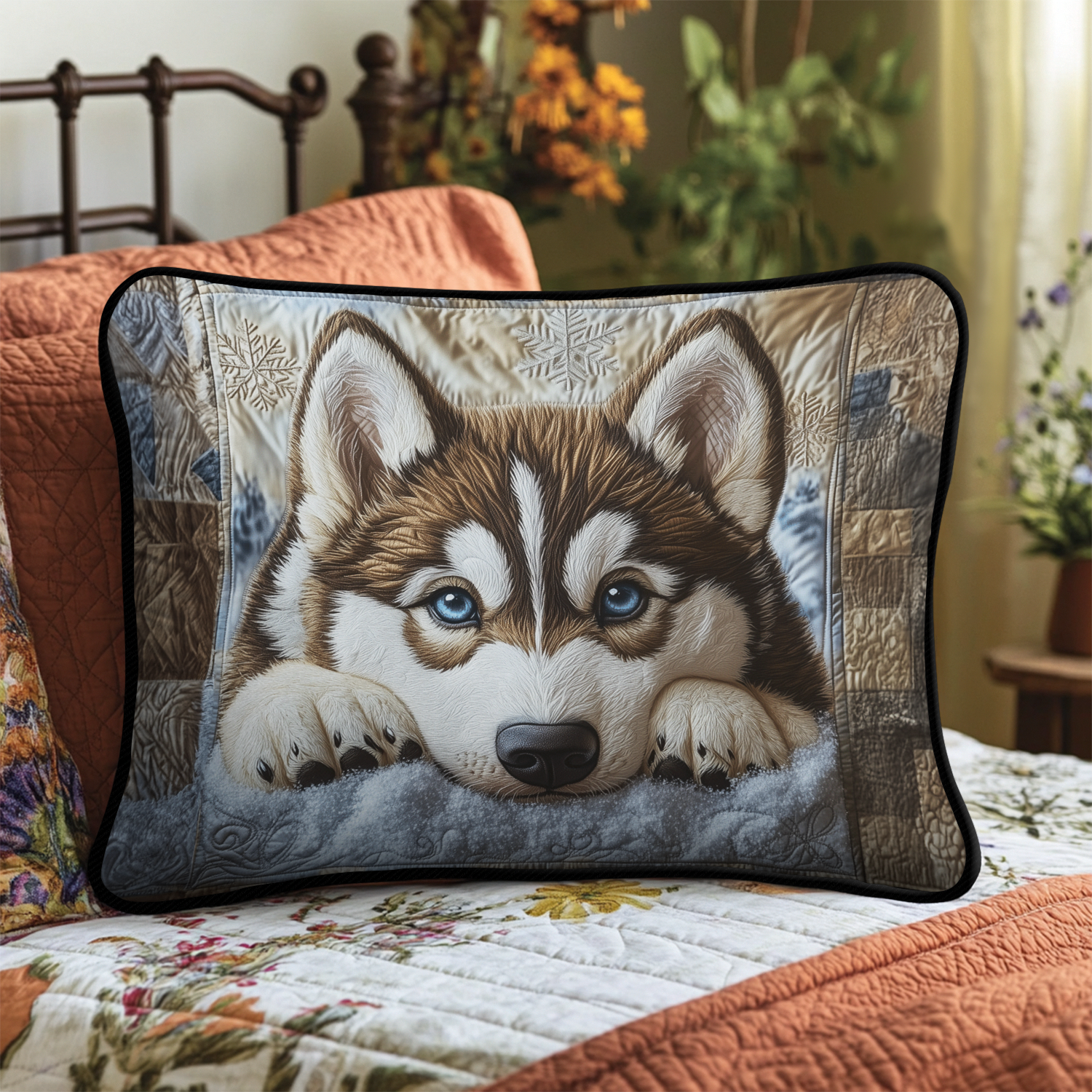 Husky tra le Nuvole Federa Trapuntata