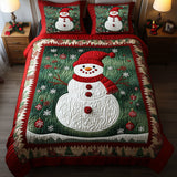Set di Biancheria da Letto Trapuntata 3 Pezzi Notte Magica del Natale