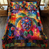 Set di Biancheria da Letto Trapuntata 3 Pezzi Tartarughe di Magnificent
