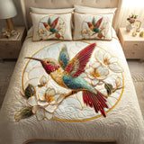 Set di Biancheria da Letto Trapuntata 3 Pezzi Magnolia di Hover