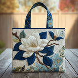 Pace di Magnolia Borsa Tote Trapuntata