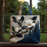 Cielo di Magnolia Borsa Tote Trapuntata