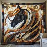 Cavallo dalla Maestosa Criniera Coperta Trapuntata