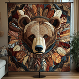 Orso Maestoso Coperta Trapuntata