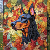 Maestosa Guardia Dobermann Coperta Trapuntata