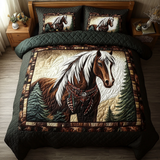 Set di Biancheria da Letto Trapuntata 3 Pezzi Zoccolo Maestoso