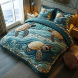 Set di Biancheria da Letto Trapuntata 3 Pezzi Maestoso Mariner