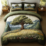 Set di Biancheria da Letto Trapuntata 3 Pezzi Maestoso Oaks