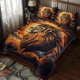Set di Biancheria da Letto Trapuntata 3 Pezzi Ruggito Maestoso