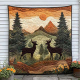 Cervo Maestoso Coperta Trapuntata