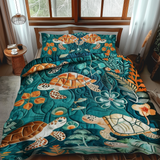 Set di Biancheria da Letto Trapuntata 3 Pezzi Maestà Marina