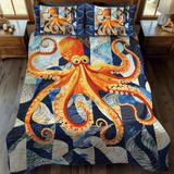 Set di Biancheria da Letto Trapuntata 3 Pezzi Monarca Marina