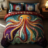Set di Biancheria da Letto Trapuntata 3 Pezzi Fascino Marino