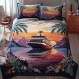 Set di Biancheria da Letto Trapuntata 3 Pezzi Maestà di Maritime