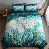 Set di Biancheria da Letto Trapuntata 3 Pezzi Sogno del Prato