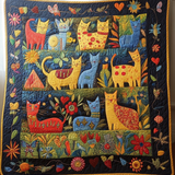 Magia del Miao Coperta Trapuntata