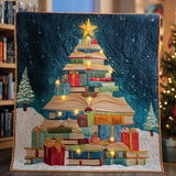 Allegro Albero di Libri Coperta Trapuntata