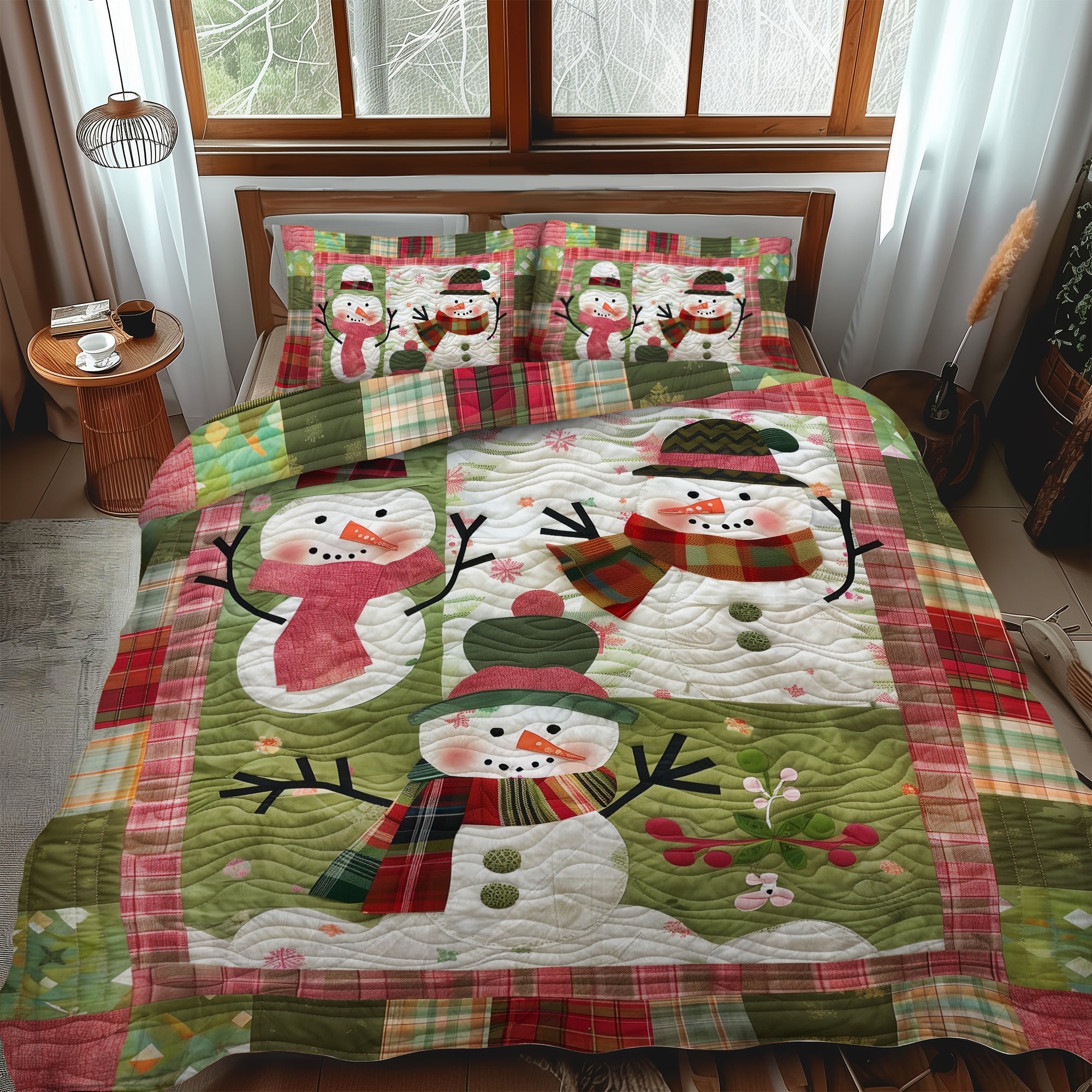Set di Biancheria da Letto Trapuntata 3 Pezzi Allegro e Luminoso