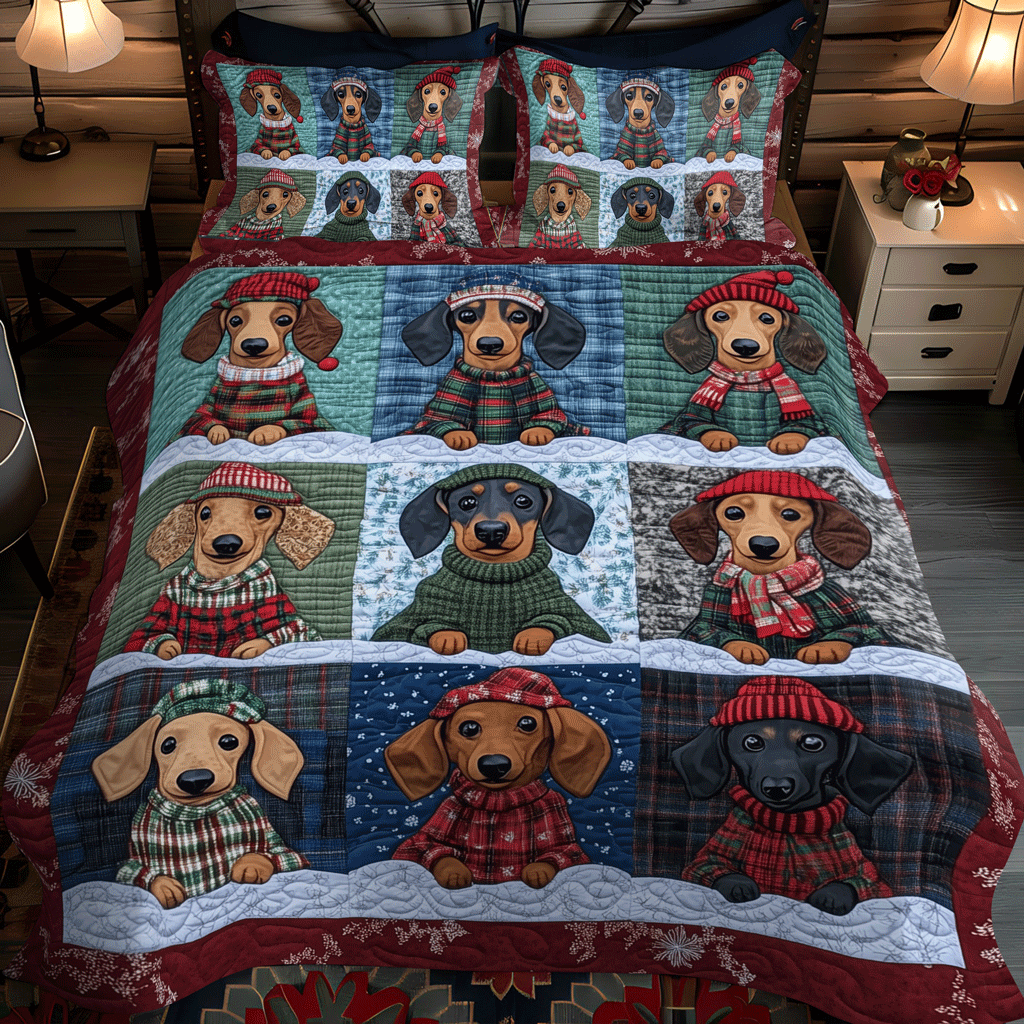 Set di Biancheria da Letto Trapuntata 3 Pezzi Allegro Dachmas