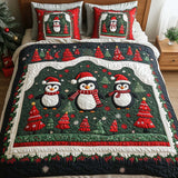 Set di Biancheria da Letto Trapuntata 3 Pezzi Foresta Allegra