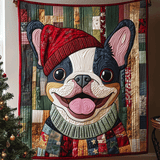 Allegre Vibrazioni del Frenchie Coperta Trapuntata