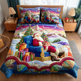 Set di Biancheria da Letto Trapuntata 3 Pezzi Sentiero Allegro del Regalo