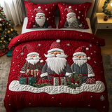 Set di Biancheria da Letto Trapuntata 3 Pezzi Raduno Allegro dello Gnomo