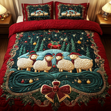 Set di Biancheria da Letto Trapuntata 3 Pezzi Allegro Sheepmas