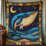 Balene di Mezzanotte Coperta Trapuntata
