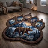 Orso di Mezzanotte Tappeto Sagomato