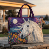 Cavallo di Mezzanotte Borsa Tote Trapuntata