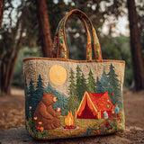 Racconti sotto la Tenda di Mezzanotte Borsa Tote Trapuntata