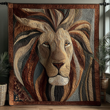 Possente Leone Coperta Trapuntata